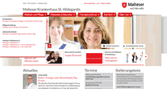Desktop Screenshot of malteser-krankenhaus-koeln.de